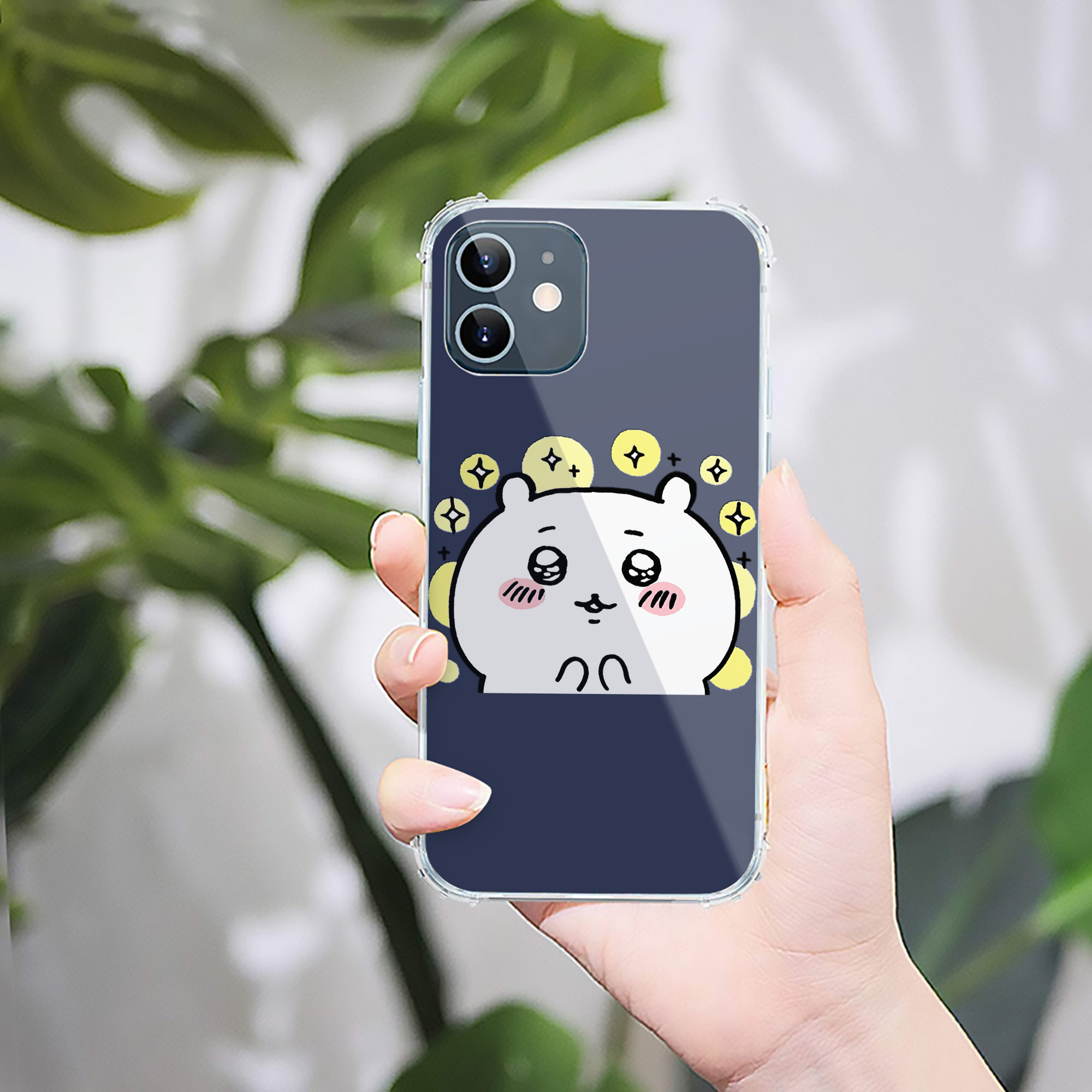 （画像用） ちいかわ ちいかわ Chii-kawa chiikawa 【iPhone 12シリーズ対応】透明スマホケース（クリアソフトケース）